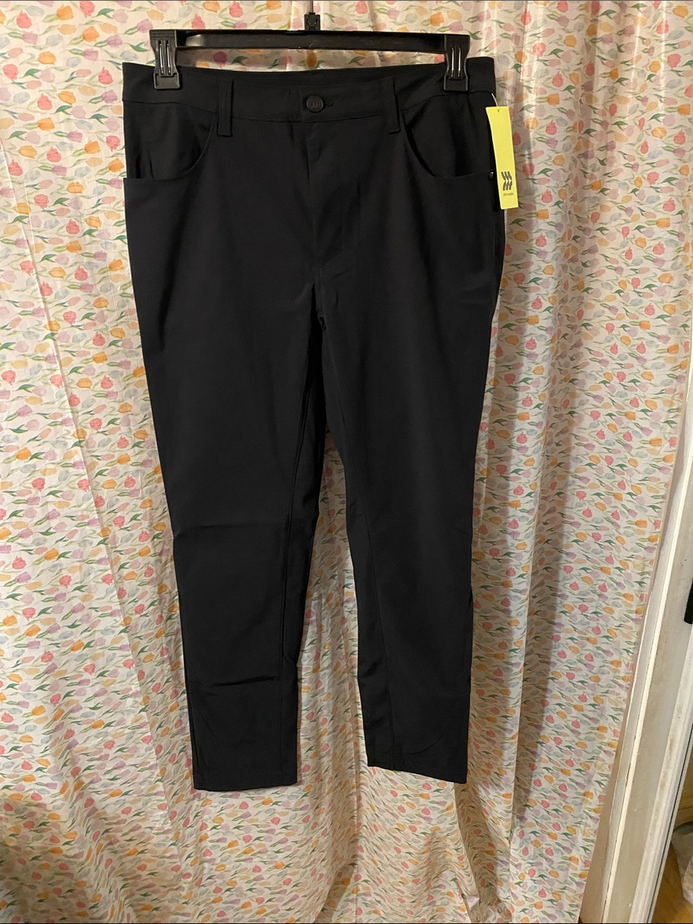 all in motion Black Slim Stretch Chinos